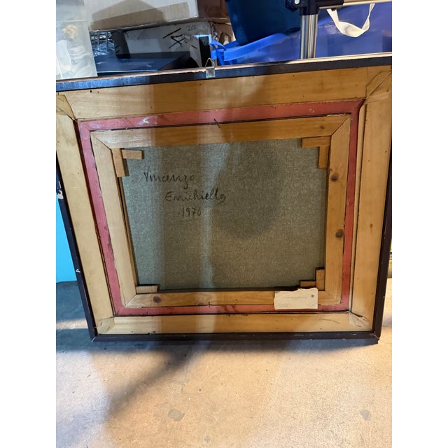 1970s 1970s Still Life With Eggplants by Vincenzo Errichiello For Sale - Image 5 of 16