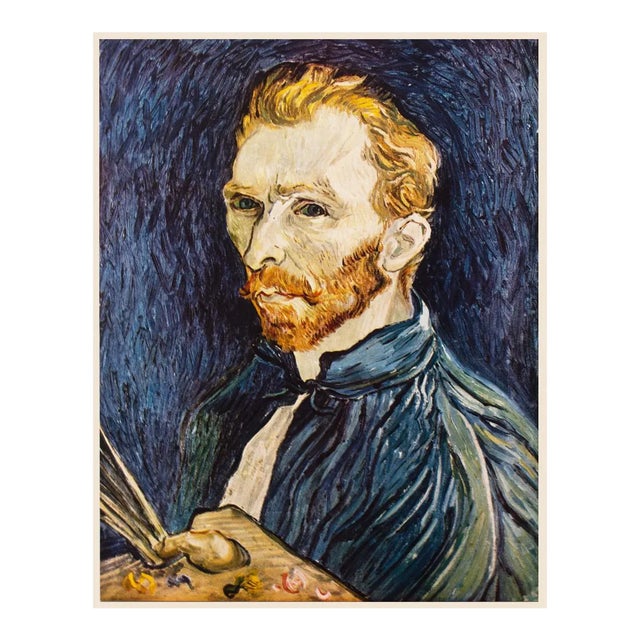1950s After Van Gogh "Self-Portrait", First Edition Post-Impressionist Print For Sale
