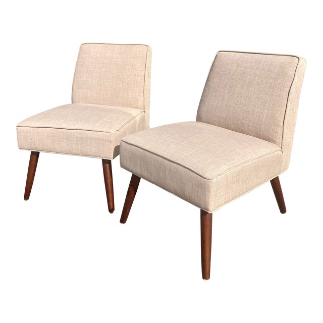 Billy Haines Style Slipper Chairs - a Pair For Sale