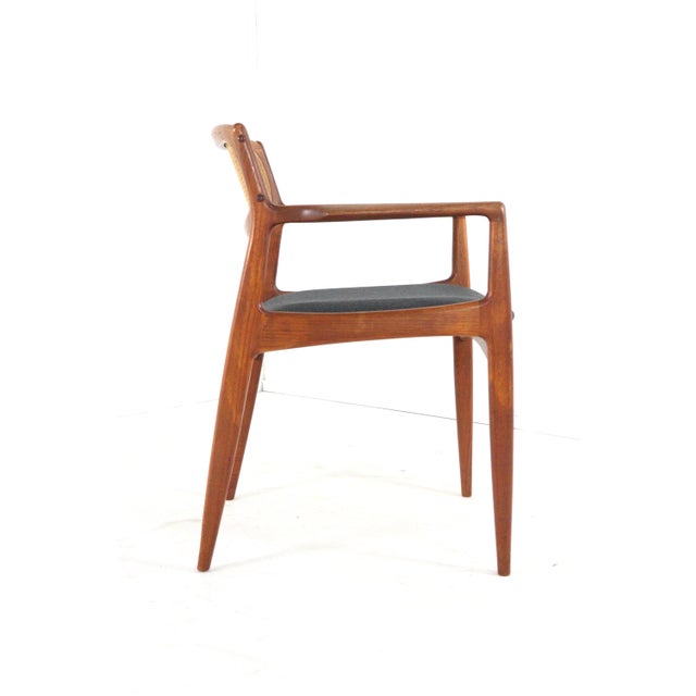 Wood Chair by Ib Kofod-Larsen for Christian Linnebergs, 1960s For Sale - Image 7 of 18