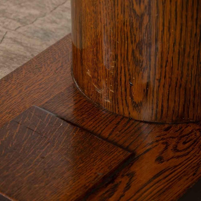 Brown 1940s French Carved Wood Dining Table Attributed to Charles Dudouyt For Sale - Image 8 of 18