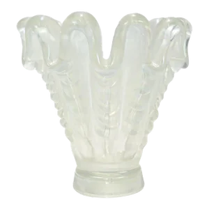 Vintage Barovier & Toso 'A Grosse Costolature' Art Glass Vase