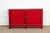 Asian Radiant Red Asian Buffet Cabinet For Sale - Image 3 of 10