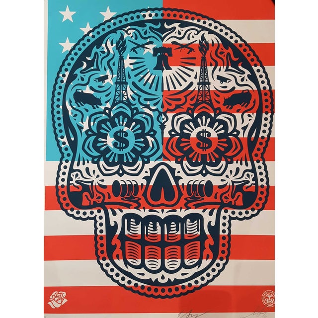 Shepard Fairey (Obey), Power Glory 'Merica, 2016, Screenprint For Sale