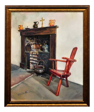Elin Sian Blake, Ty Nain (Grandma's House), 2000s, Oil Painting