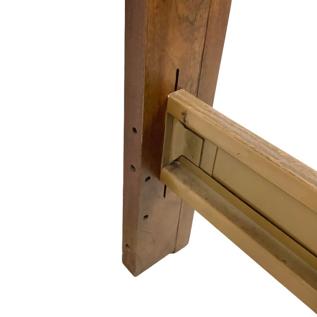 Mid-Century Modern Walnut Bed Frame- Full For Sale In Philadelphia - Image 6 of 9
