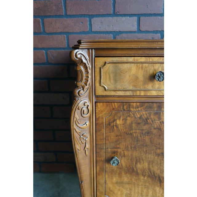 French and fabulous! This nightstand has an unmistakable French flair and exquisite details. American made and estimated...