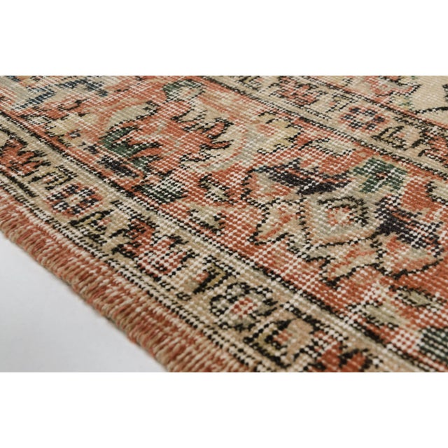 1950s Turkish Anatolia Vintage Floral Rug For Sale - Image 5 of 9