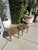 Mid 20th Century Pair of Vintage Resin Mottled Pebble Top Nesting Side Tables, Set of 2 For Sale - Image 5 of 14