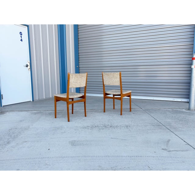 1960s Danish Modern Teak Dining Chairs Set of 6 For Sale - Image 10 of 14