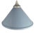 Mid-Century Modern Scandinavian Pendant Light in Baby Blue Enameld Steel, 1970s For Sale
