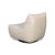 Not Yet Made - Made To Order White Leather Swivel Slipper Chair For Sale - Image 5 of 12