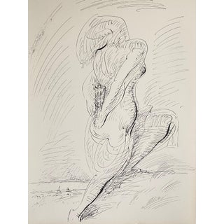 André Masson, French Abstract Surrealist Lithograph Andre Masson Mourlot Paris Limited Edition, 1961 For Sale