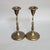 1950s Pair of Brass Star of David Judaica Candle Holders, Mid-Century For Sale - Image 5 of 5