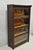 Antique Mahogany 4 Section Barrister Bookcase Glass Door Stacking Lawyers Cabinet. Maker unknown. (3) 13" H and (1) 11" H....