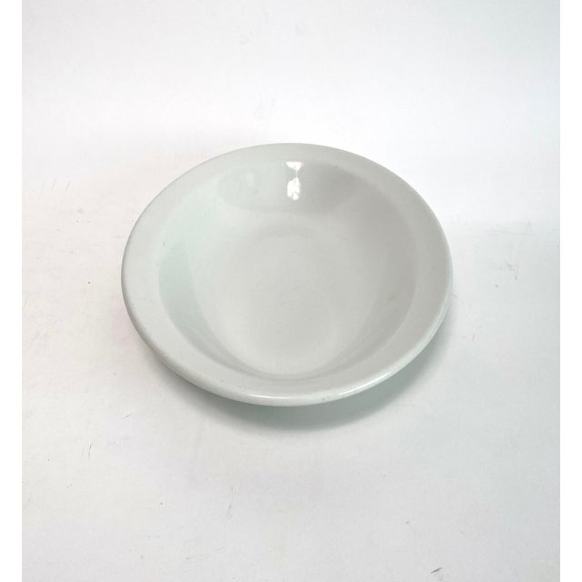 1940s Vintage Large u.s.q.m.c. Ironstone Serving Bowl For Sale - Image 5 of 6