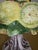 1960s Vintage Italian Hand Painted Centerpiece Majolica Lemon Pedestal For Sale - Image 5 of 9