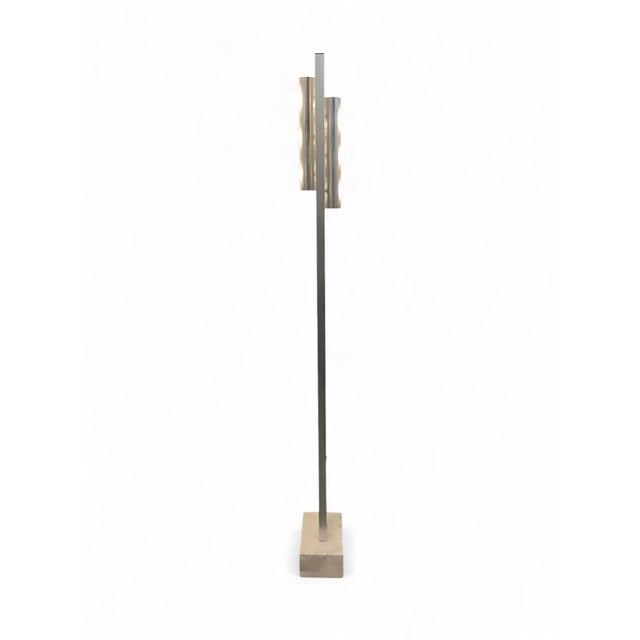 Targetti Six-Light Floor Lamp with Marble Base, 1970 For Sale - Image 4 of 10