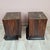 Art Deco Bedside Tables in Makassar Ebony and Portoro Marble, 1930s, Set of 2 For Sale - Image 13 of 14