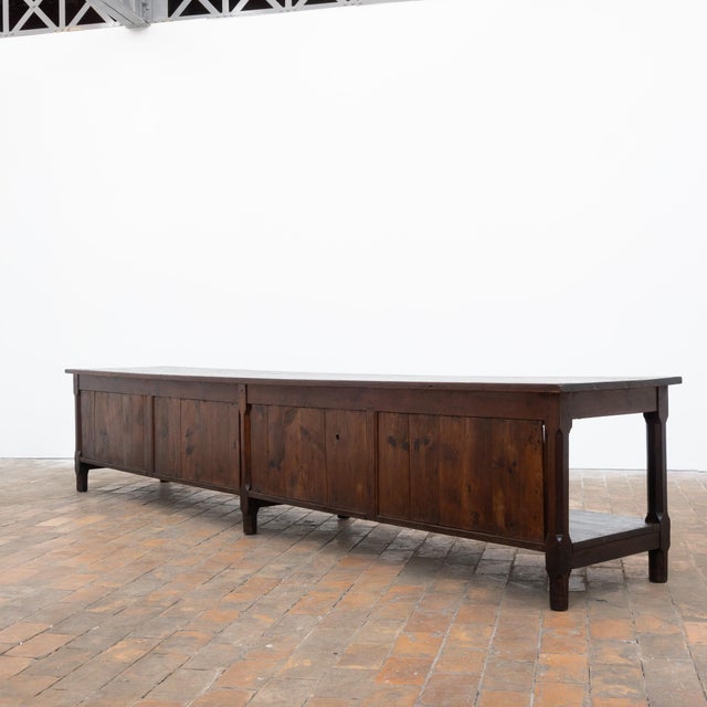1920s Large Vintage Drapers Table, 1920 For Sale - Image 5 of 11