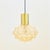 Large Mid-Century Amber Bubble Glass Ceiling Light by Helena Tynell for Limburg, Germany, 1960s For Sale - Image 10 of 10