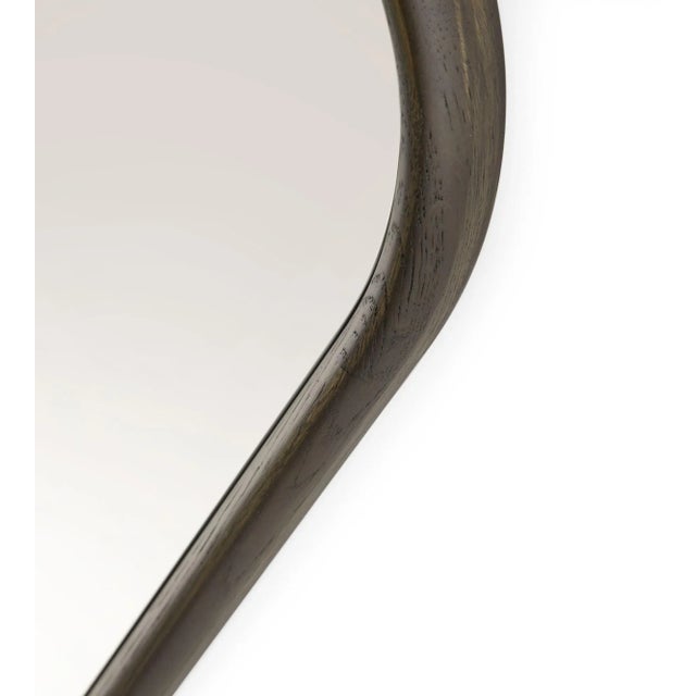 Not Yet Made - Made To Order Medium Laguna Oak Wood Eye Mirror by Morica Design For Sale - Image 5 of 9