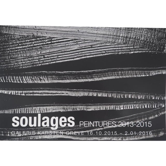 Paper Outrenoir July 28 Poster by Pierre Soulages For Sale - Image 7 of 10