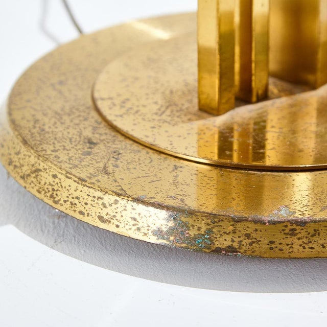 Vintage Brass Floor Lamp For Sale - Image 6 of 13