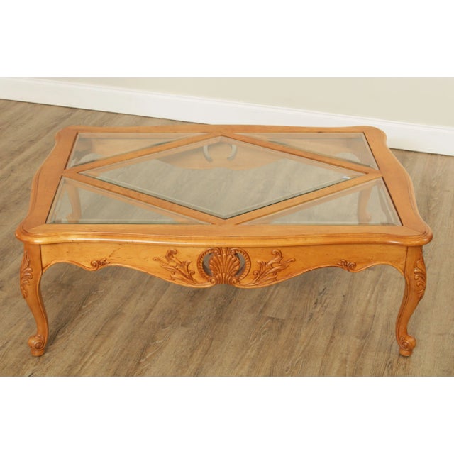 Brown Ethan Allen Legacy Collection French Louis XV Style Coffee Table For Sale - Image 8 of 13