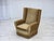 Vintage Danish Highback Chair in Yellow Furniture Velour, 1970s For Sale - Image 14 of 18