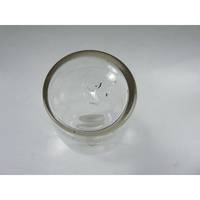 Antique Mold Blown Glass Apothecary Jar For Sale - Image 4 of 7