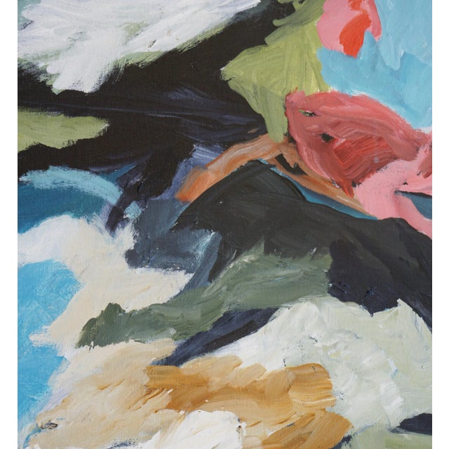 Laurie MacMillan "Down to Earth" Abstract Landscape by Laurie MacMillan, Framed For Sale - Image 4 of 6