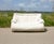 Vintage Sofa in Foam and White Fabric, 1970s For Sale - Image 3 of 14