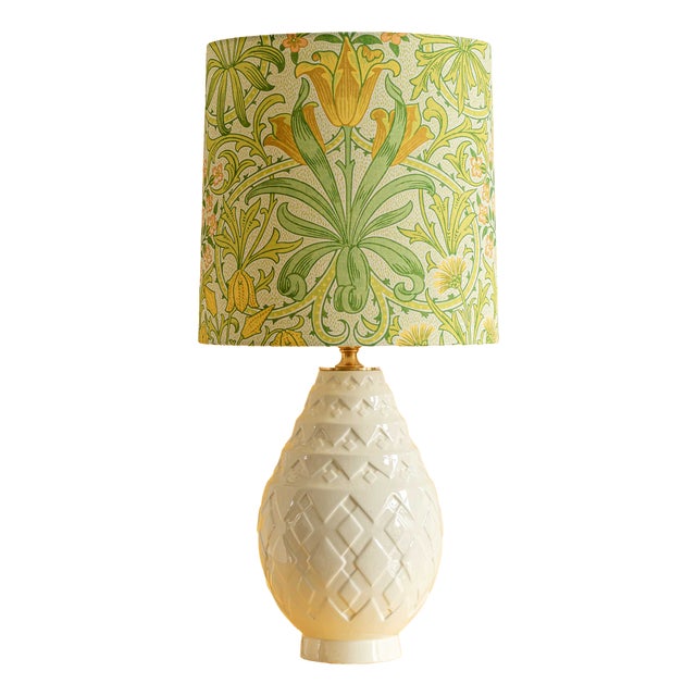 Art Deco Pineapple Lamp by Charles Catteau for Boch Frères, 1920s For Sale