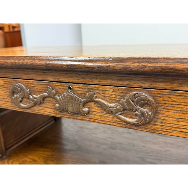 Converted Sewing Machine Coffee Table, Vintage For Sale - Image 9 of 12