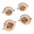 Early 20th Century Wedgwood Windermere Patrician Pattern Handled Soup Bowl - Set of 4 For Sale