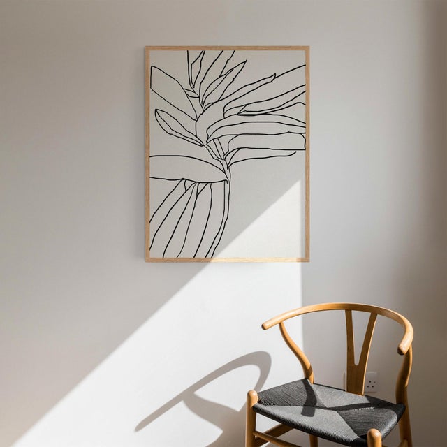 Contemporary Minimalist Botanical Illustration Giclee Print For Sale - Image 4 of 5