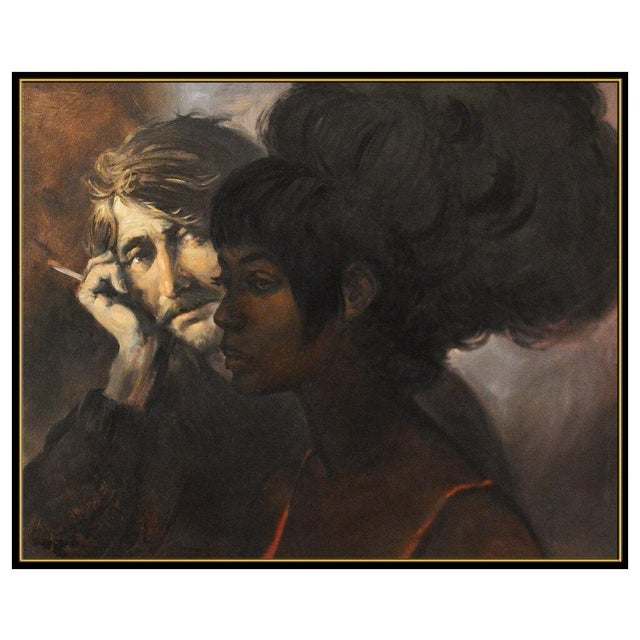 Message us to inquire about custom framing options! (Included for free with every purchase) The artwork here, "Intrigued",...