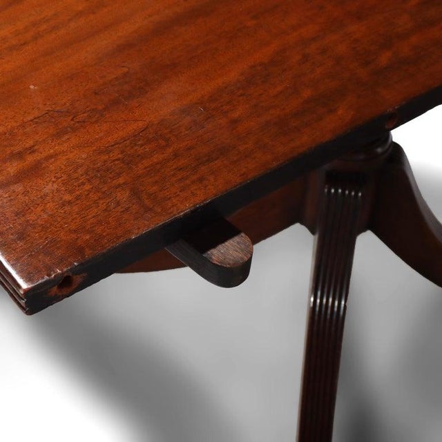 Duncan & Phyfe Style George III Mahogany Banquet Table With Three Leaves C1820 For Sale - Image 17 of 17