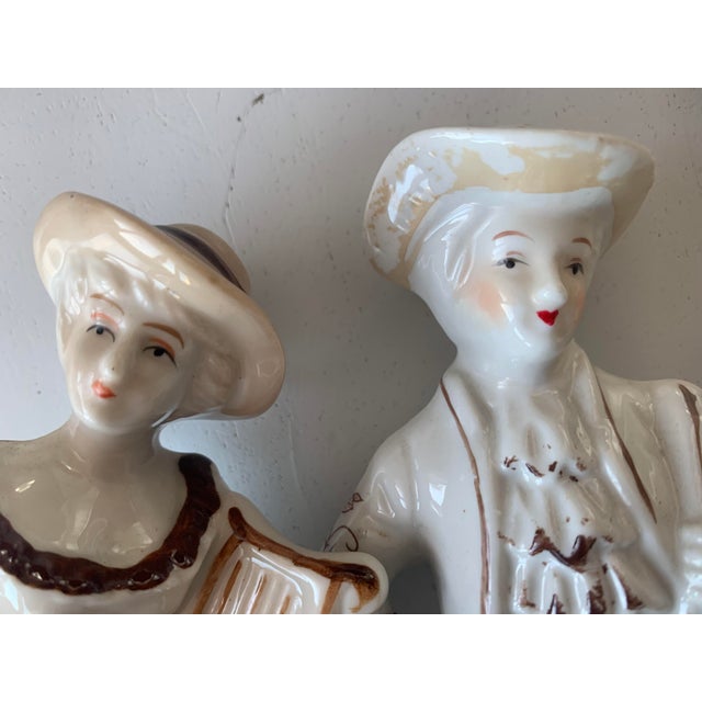Ceramic Figurines, Set of 2 For Sale - Image 13 of 17