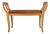 Panache Designs Klismos Bench W/ Hair on Hide For Sale