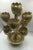 Brass Vintage MCM Brass 9 Lotus Flower Candelabra For Sale - Image 8 of 10