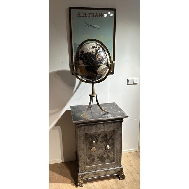 Industrial Antique Iron Safe, 1890s For Sale - Image 3 of 18