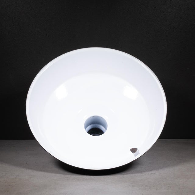 ABOUT Price per pendant. Original green industrial matching pendant shades and steel hanging brackets. The stem can easily...