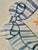 Ceramic 1994 Fitz and Floyd “Petits Vegs” Blue and White Serve Bowl For Sale - Image 7 of 10
