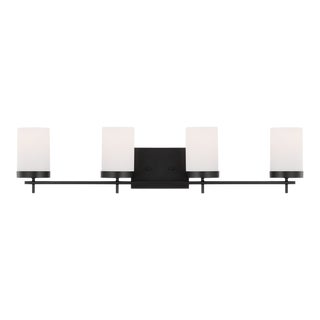 Sean Lavin By Visual Comfort Studio Zire 4-Light Bath Fixture in Midnight Black For Sale
