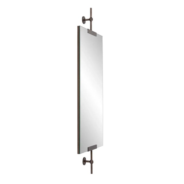 The Wexford Wide Rectangle Mirror The vintage styling of late 1800's English bath mirrors were the inspiration for The...