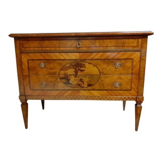 Mid 20th-Century Inlaid Italian Chest of Drawers For Sale
