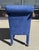 Late 20th Century Set of 4 Royal Blue Chairs With Tassels For Sale In Raleigh - Image 6 of 18
