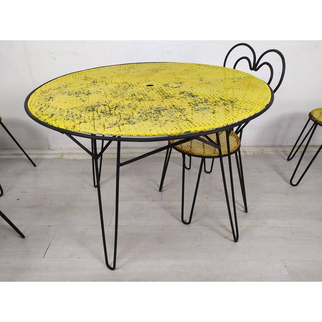 Garden Set by Mathieu Matégot, 1950s, Set of 5 For Sale - Image 16 of 18